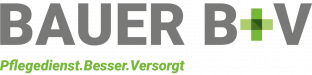 BAUER_B+V Pflegedienst Logo
